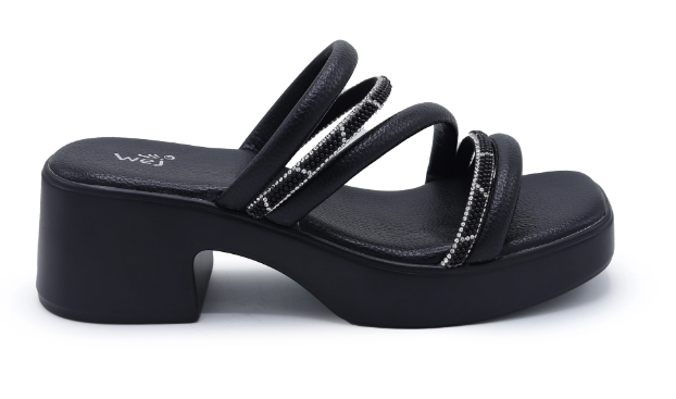 Crystal Stripe Black