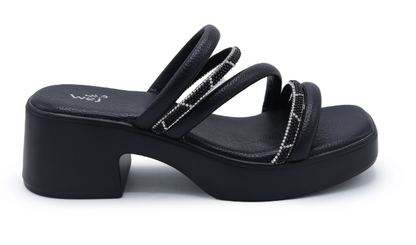 Crystal Stripe Black