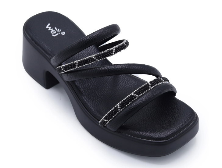 Crystal Stripe Black