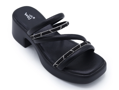 Crystal Stripe Black