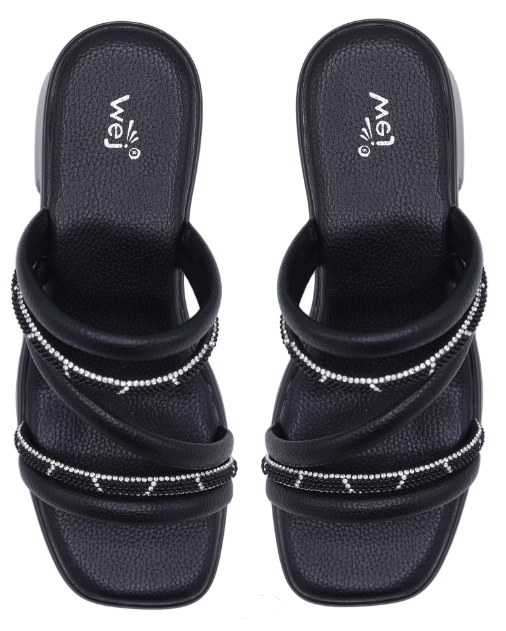 Crystal Stripe Black